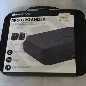 RPG Tabletop Gaming Organizer BIO Essentials Black Case from GameStop